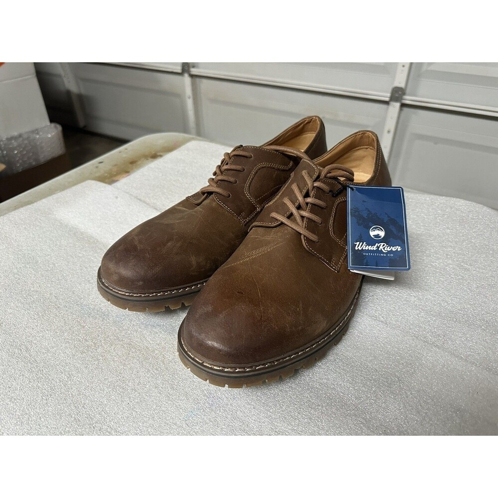 WindRiver Brown Leather Waxed Upper Outdoor Work Shoes Men’s Size 13 - New!